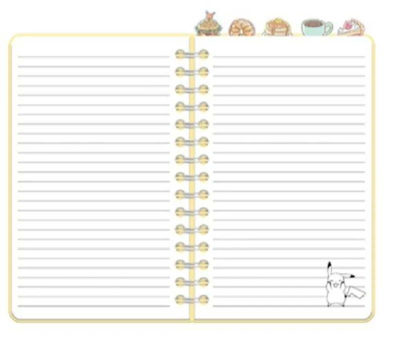 Silver Buffalo Pokemon Spiral Tabbed Notebook