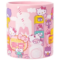 Hello Kitty And Friends Kawaii Tokyo Characters And Icons Collage 20oz Ceramic Mug