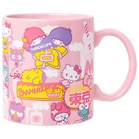 Hello Kitty And Friends Kawaii Tokyo Characters And Icons Collage 20oz Ceramic Mug