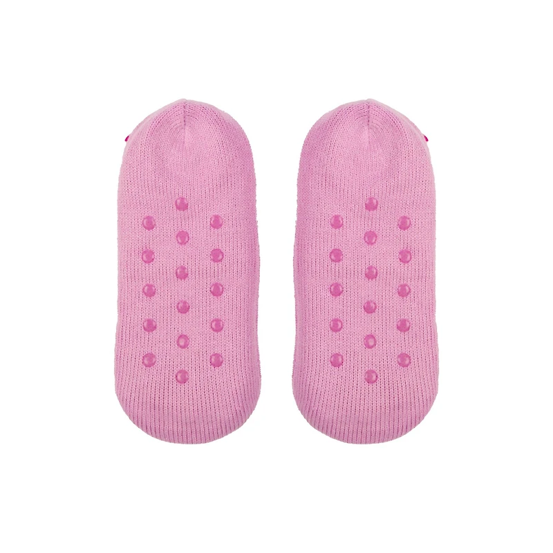 Super Mario Princess Peach Crown Slipper Socks with Grippers