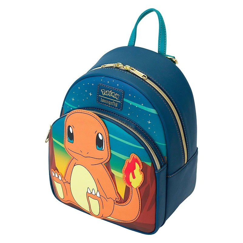 Loungefly Pokemon Charmander Cosplay Glow in the Dark Mini Backpack GameStop Exclusive
