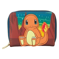 Loungefly Pokemon Charmander Cosplay Glow in the Dark Zip Around Wallet GameStop Exclusive