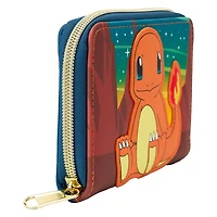 Loungefly Pokemon Charmander Cosplay Glow in the Dark Zip Around Wallet GameStop Exclusive