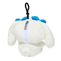 Sanrio Cinnamoroll Plush Bag Clip with Zippered Pouch