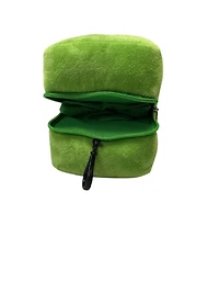 Minecraft Creeper Plush Bag Clip with Zippered Pouch
