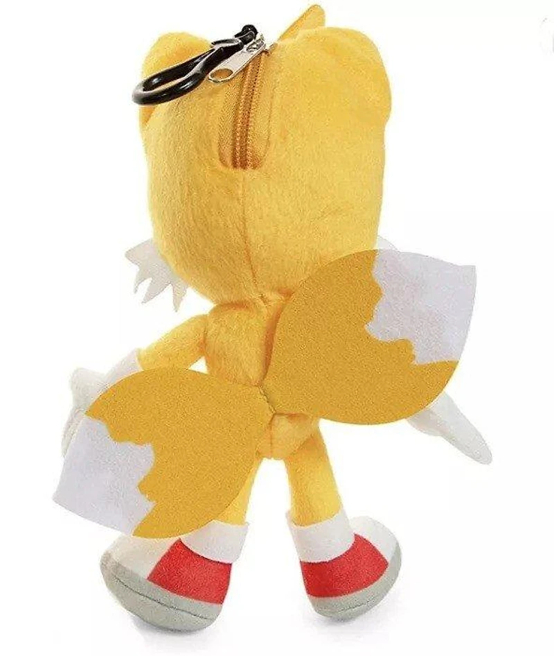 Sonic the Hedgehog Tails Plush Bag Clip with Zippered Pouch