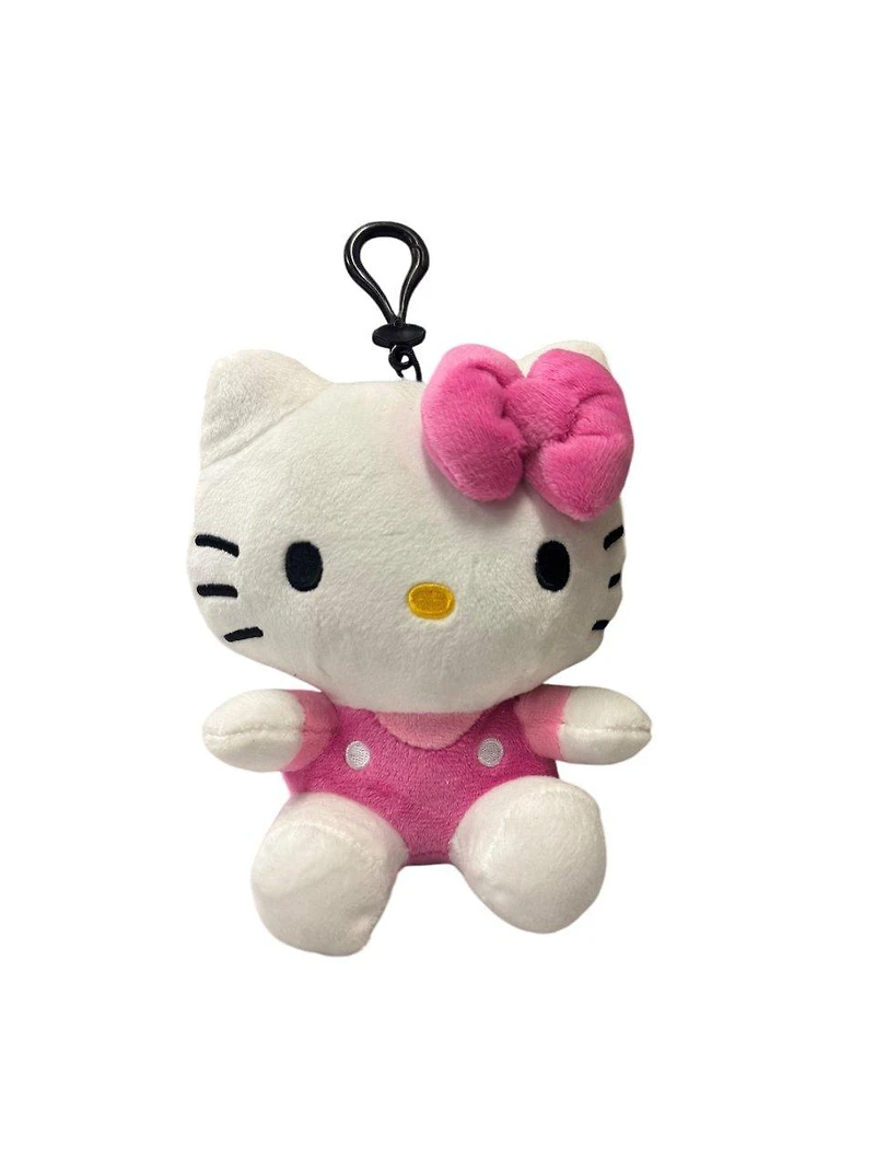 Hello Kitty Plush Bag Clip with Zipper Pouch (Styles May Vary)