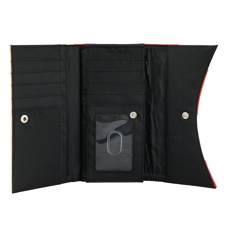 Super Mario Bros Mushroom Flap Tri-fold Wallet