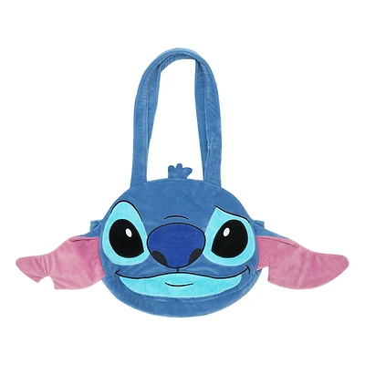 Disney Lilo and Stitch - Stitch 3D Face Plush Tote Bag
