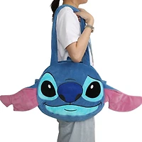 Disney Lilo and Stitch - Stitch 3D Face Plush Tote Bag