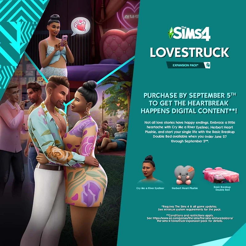 The Sims 4 Lovestruck Expansion Pack