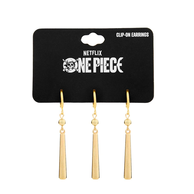 One Piece Roronoa Zoro Replica Faux Earring Set