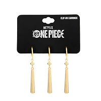 One Piece Roronoa Zoro Replica Faux Earring Set