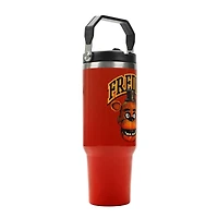 Five Nights at Freddy's Red 40 oz Stainless Steel Tumbler with Bucket Handle