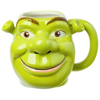 Shrek Face Grin Ogre Ceramic 3D Sculpted Mug