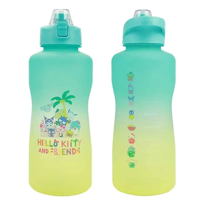 Sanrio Hello Kitty and Friends 2-Liter Motivational Water Bottle