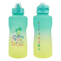 Sanrio Hello Kitty and Friends 2-Liter Motivational Water Bottle