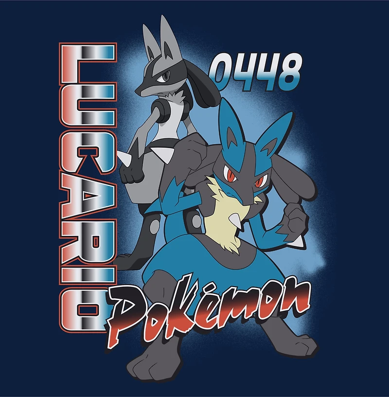 Pokemon Lucario Graphic T-Shirt GameStop Exclusive