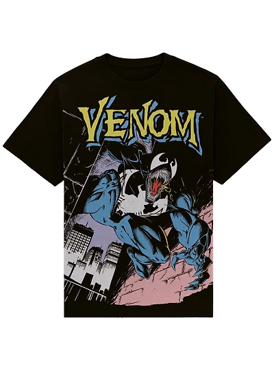 Marvel Venom Lethal Protector Comic Cover Unisex Short Sleeve Graphic T-Shirt GameStop Exclusive