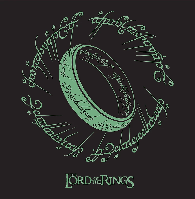 LORD OF THE RING Black T-shirt