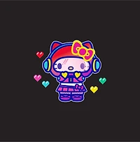 Hello Kitty Arcade 8-Bit Unisex Short Sleeve Graphic T-Shirt GameStop Exclusive