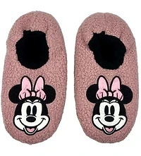 Fuzzy Babba Disney Minnie Mouse Figural Slipper Socks