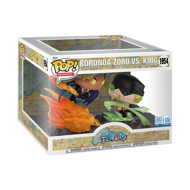 Funko POP! Moment: One Piece Unmasked King vs Zoro 5.8-in Vinyl Figure GameStop Exclusive