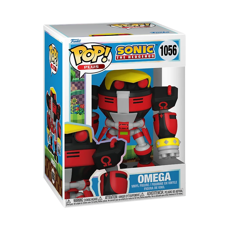 Funko POP! Plus: Sonic the Hedgehog E-123 Omega 4.05-in Vinyl Figure