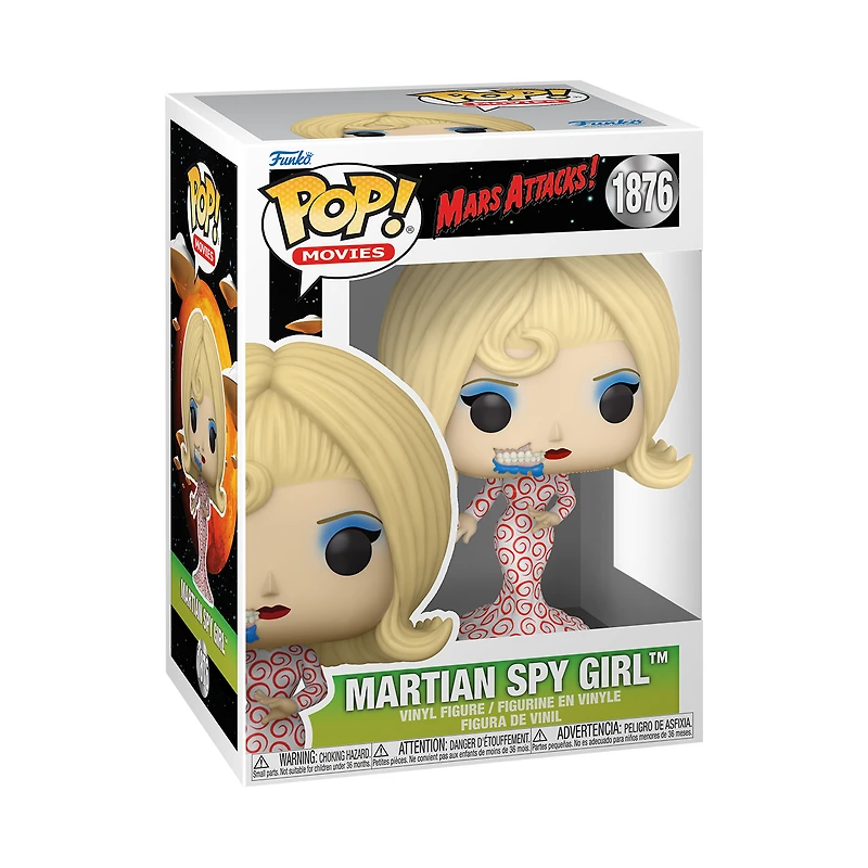 Funko POP! Movies: Mars Attacks Alien Woman 4.45-in Vinyl Figure