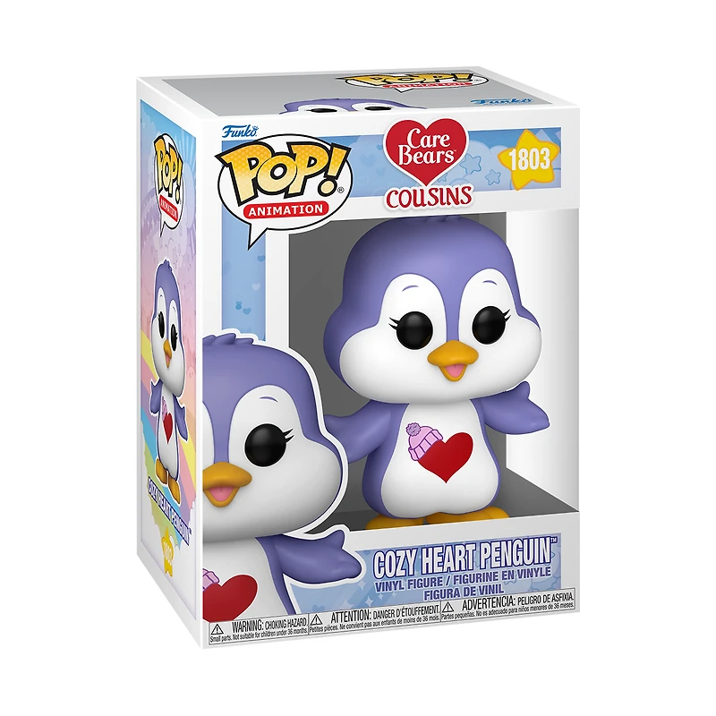 Funko POP! Animation: Care Bear Cousins Cozy Heart Penguin 4.05-in Vinyl Figure