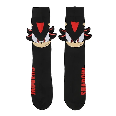 Shadow the Hedgehog Novelty Crew Socks