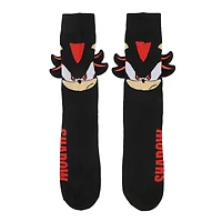 Shadow the Hedgehog Novelty Crew Socks