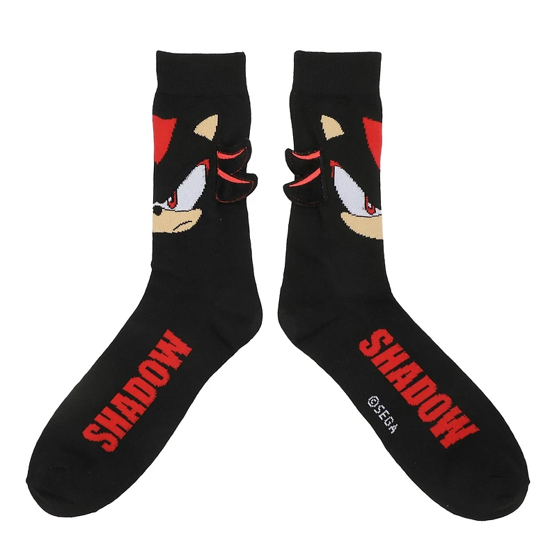 Shadow the Hedgehog Novelty Crew Socks