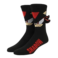 Shadow the Hedgehog Novelty Crew Socks