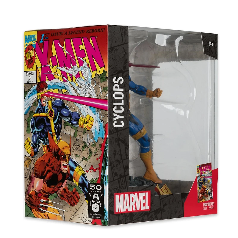 McFarlane Toys Marvel Collection X-Men Cyclops (Issue 1) 1:10th Scale Figure