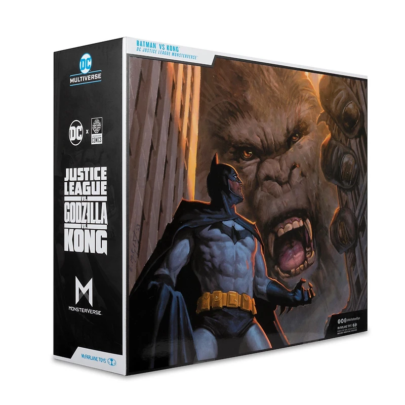 McFarlane Toys DC Monsterverse Batman vs Kong Action Figures 2-Pack