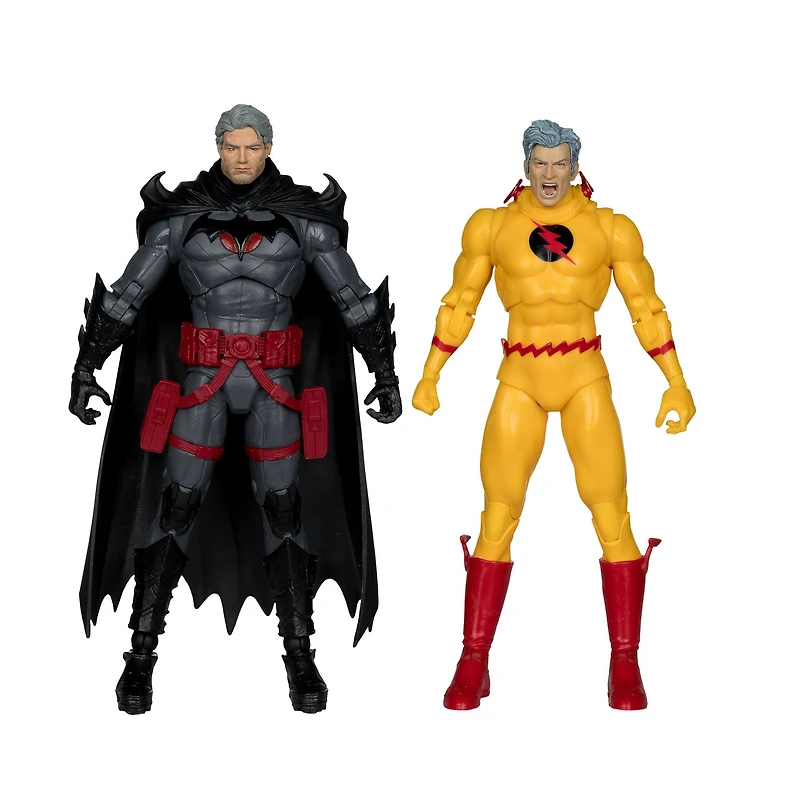 McFarlane Toys DC Multiverse Thomas Wayne Batman and Professor Zoom (Flash Point) 7-in Figure Set 2-Pack
