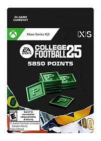 College Football 25 Point Currency - Xbox Series X/S 5,850