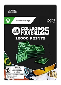 College Football 25 Point Currency - Xbox Series X/S 12,000