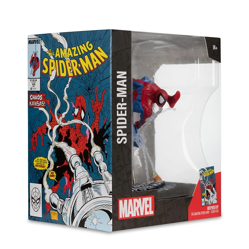 McFarlane Toys Marvel Collection Spider-Man The Amazing Spider-Man (Issue 302) 1:10th Scale Figure
