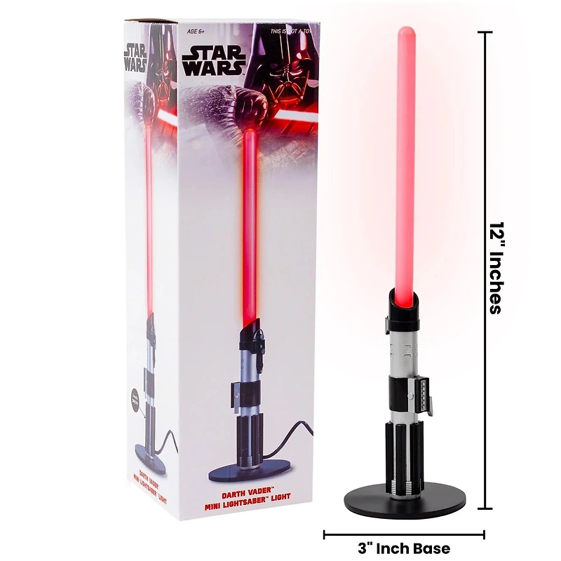 Star Wars Darth Vader 12-in Lightsaber Lamp