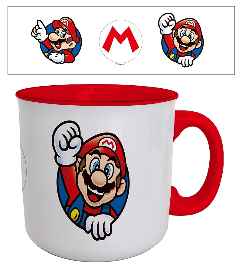 Super Mario - Mario - Ceramic 20oz Mug