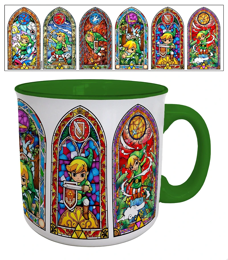 The Legend of Zelda- Stained Glass 20oz Mug