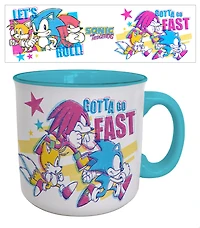 Sonic the Hedgehog Comic Gotta Go Fast 20oz Mug