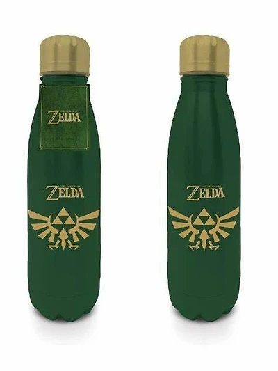 The Legend of Zelda Hyrule Crest Metal 24oz Cola Bottle