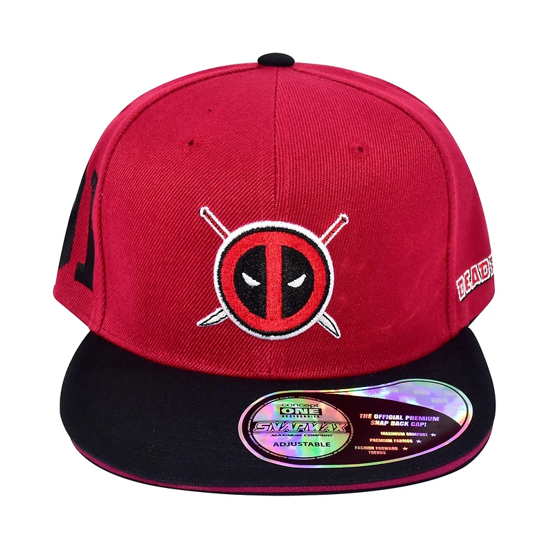 Marvel Deadpool - Deadpool (Suit 91) Flat Brim Snap Back Hat