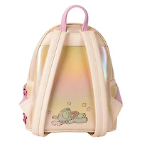 Loungefly Stitch and Angel Cherry Blossom Heart Mini Backpack