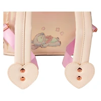 Loungefly Stitch and Angel Cherry Blossom Heart Mini Backpack