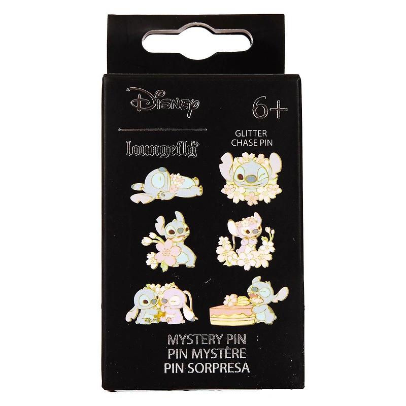 Loungefly Stitch and Angel Cherry Blossom Mystery Box Pin (Style May Vary)