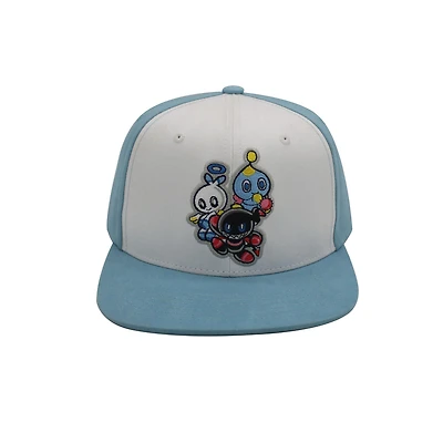 Sonic the Hedgehog Blue and White Chaos Snapback Hat